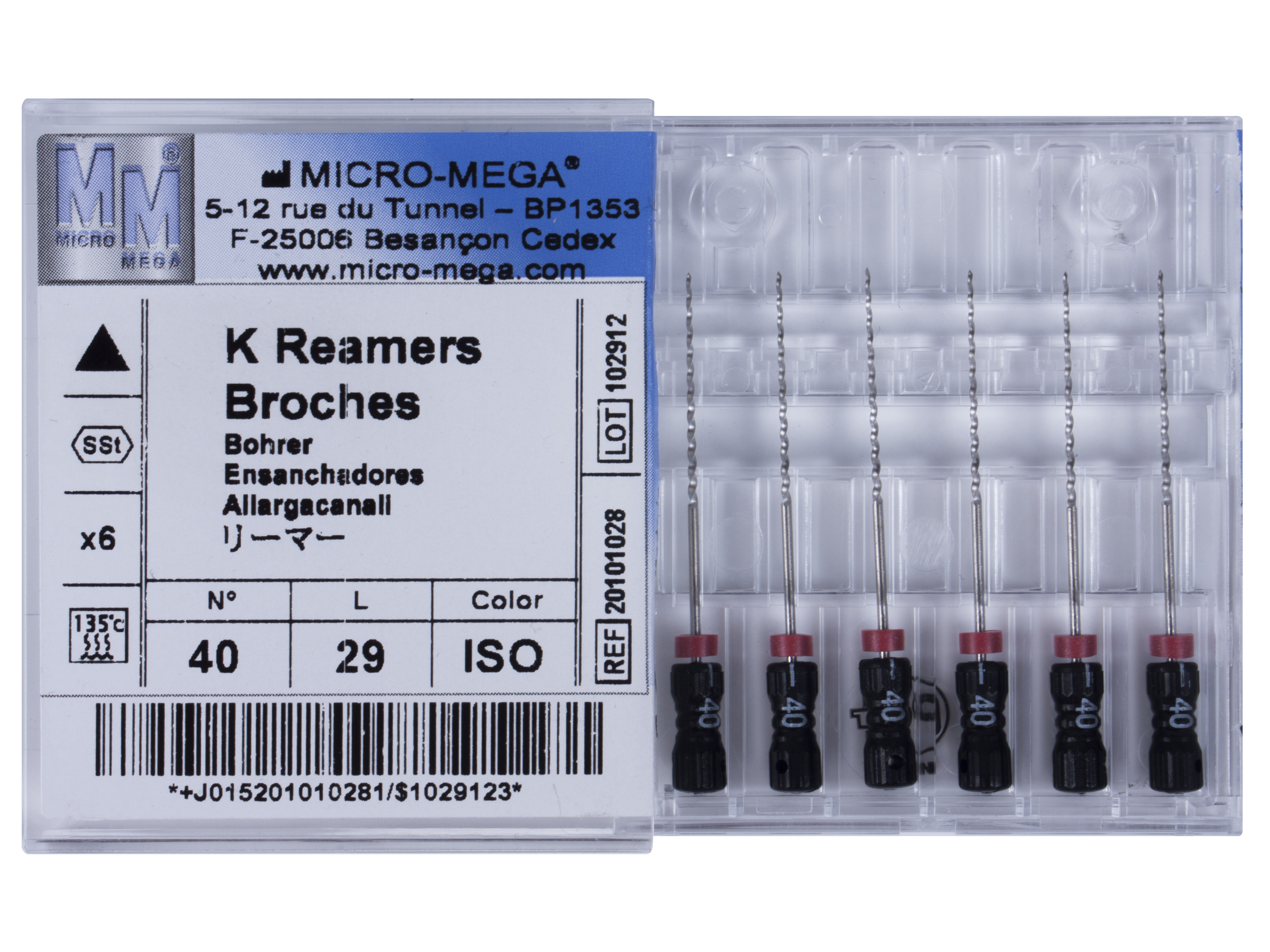 Reamers, № 40, L 29