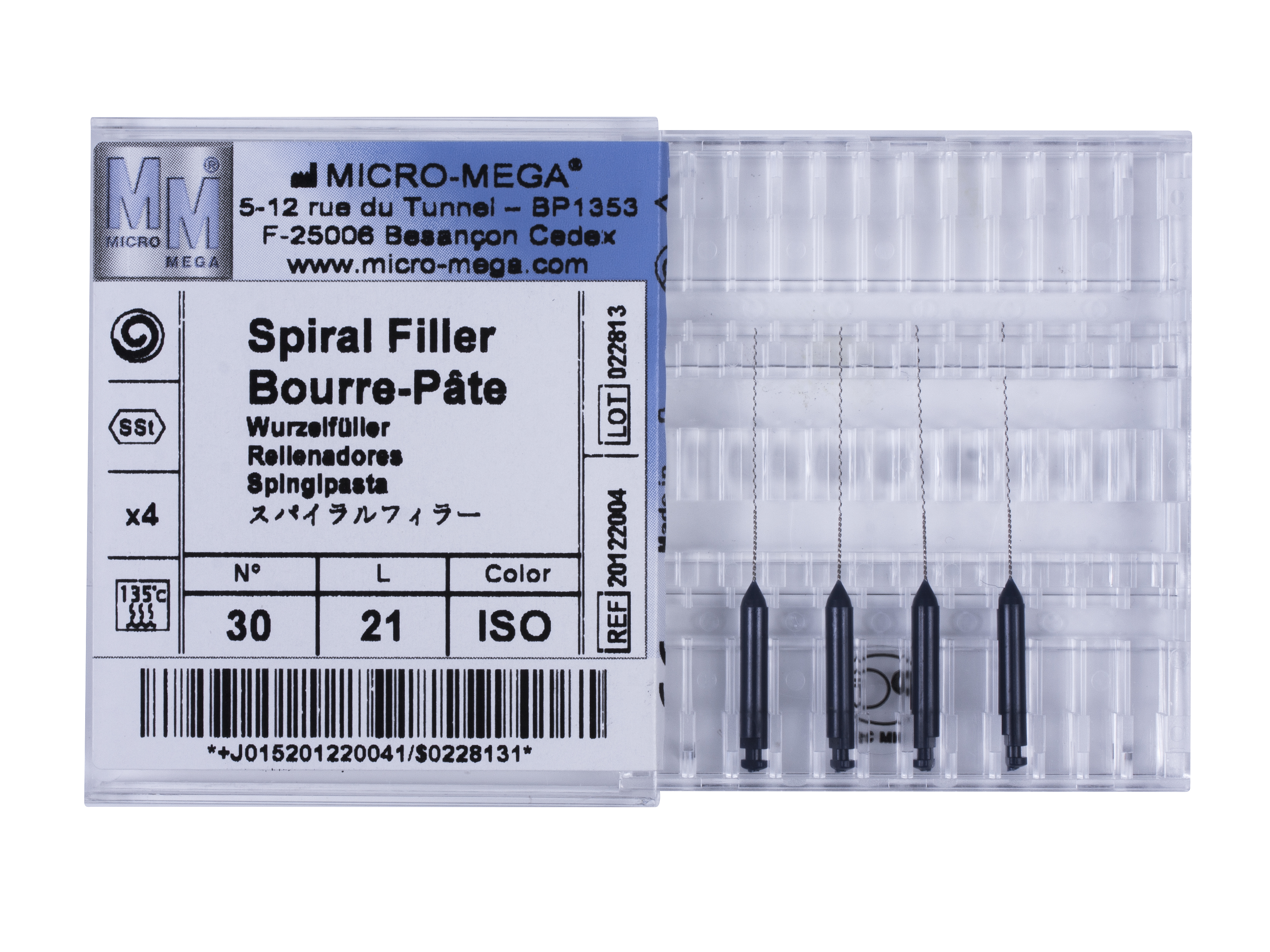 Spiralfillers n30 L:21 mm ISO col - инструменты эндодонтические