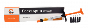 РЕСТАВРИН Колор - паста коричневая - светоотверждаемый композитный цветокорректор (1 г)