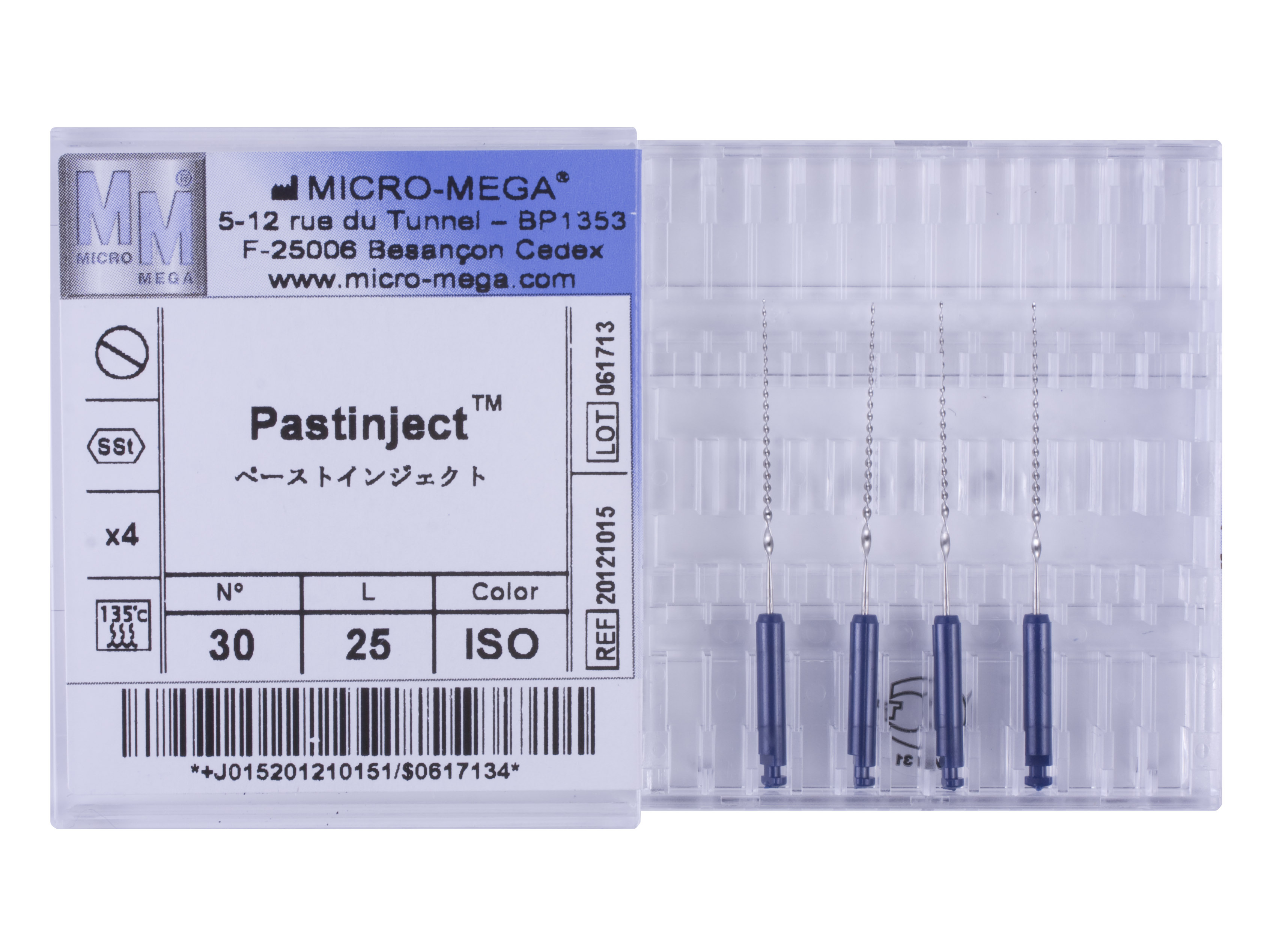 Pastinjects n30 L25 Hand. 07R ISO - инструменты эндодонтические