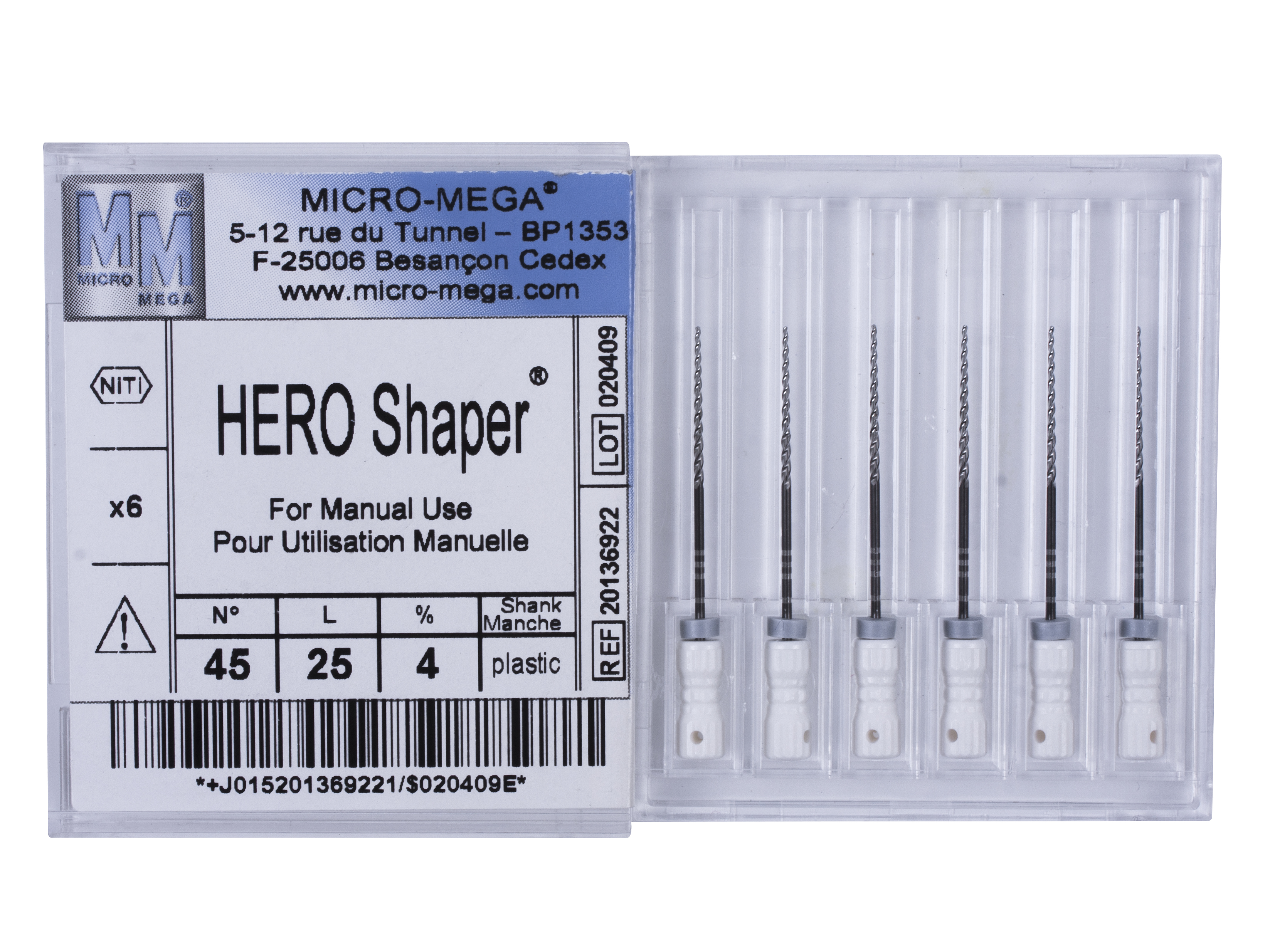 HERO Shaper Manual, № 45, L 25, 4%