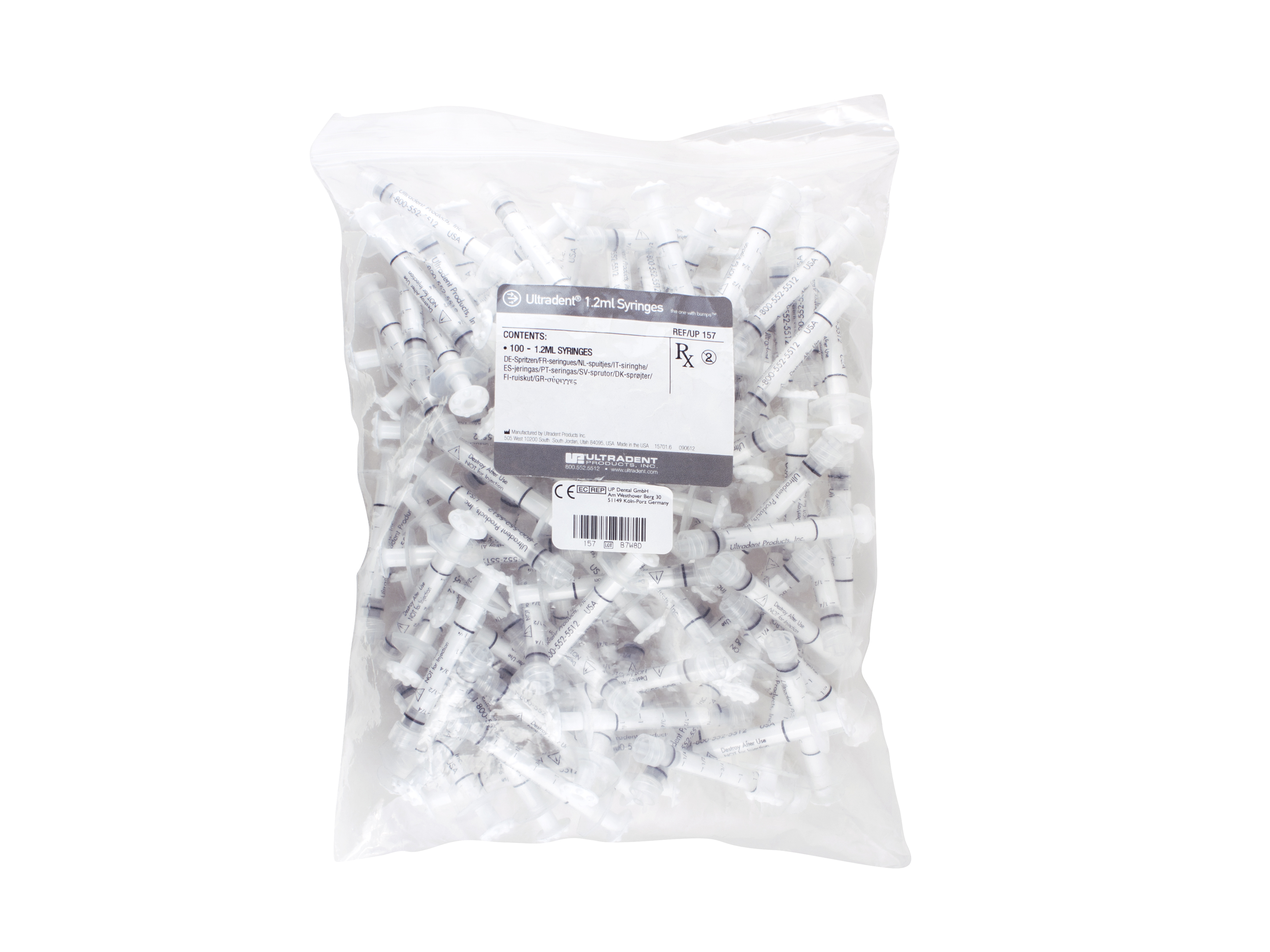Unidose Syringes (1,2 мл - 100 пустых шприцев)