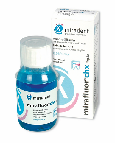 mirafluor® chx - ополаскиватель с 0,06 % хлоргексидина глюконатом, 100 мл