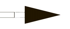 Бор, алмаз, ПН, средняя абр. (синее кольцо), Форма 164, Стандартная длина 45 мм, Ø РЧ=5 мм