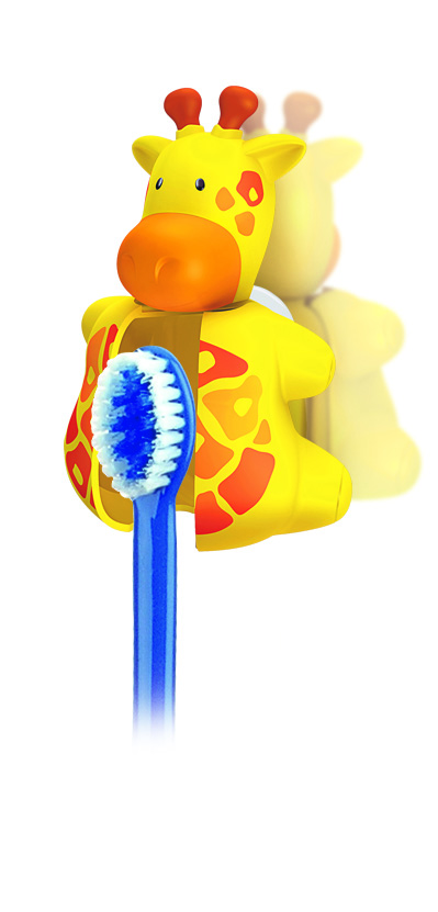 Funny Animals - гигиенический футляр для зубных щеток, забавный жираф