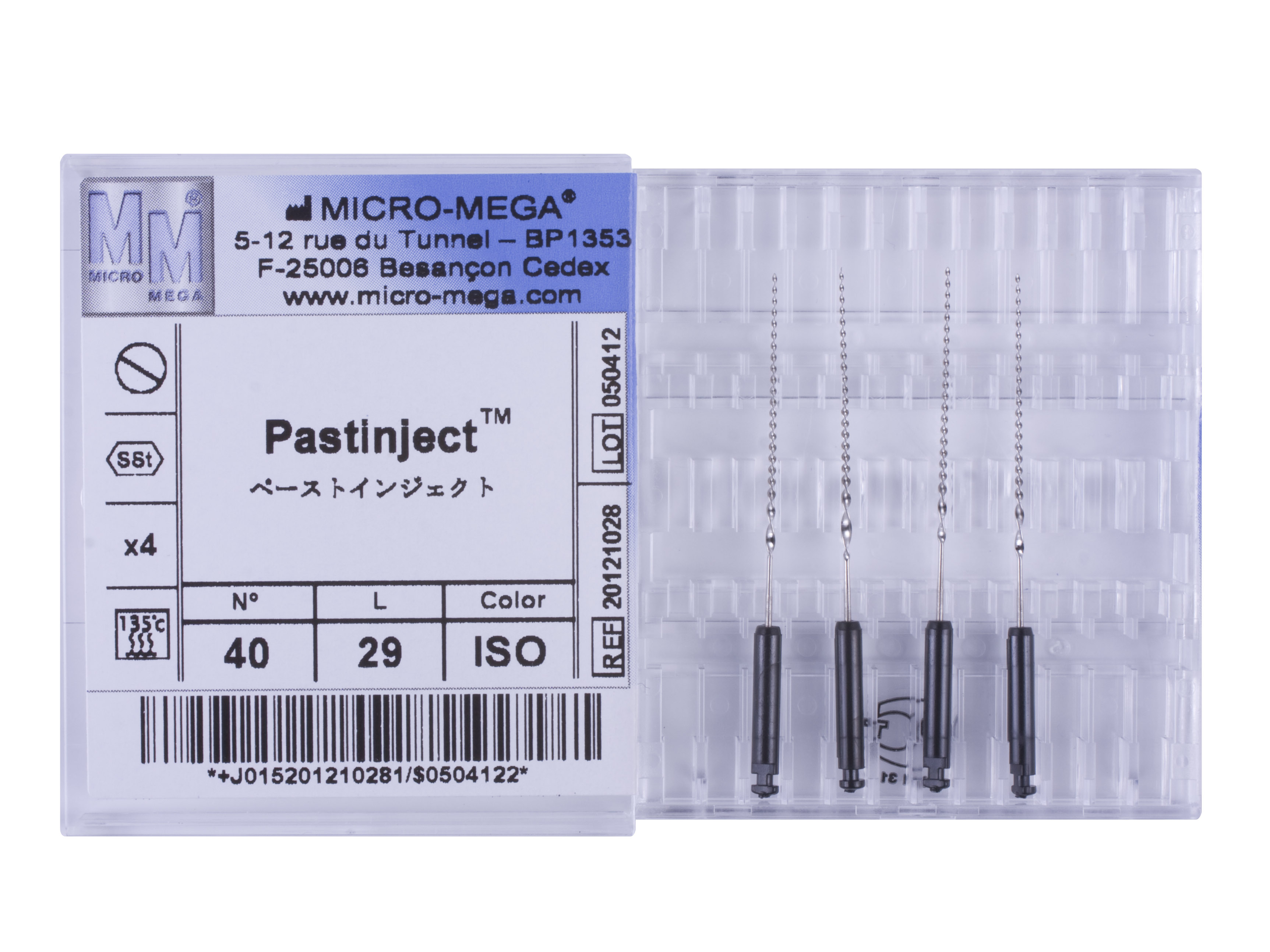 Pastinjects n40 L29 Hand. 07R ISO - инструменты эндодонтические