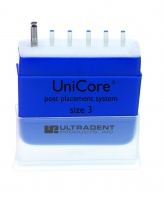 UniCore Post Size 3 (1.2 mm) - штифты стекловолоконные, синие