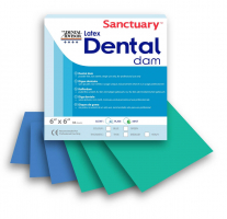 DentalDams - листы д/коффердама, 152 х 152 мм, 36 шт. (зелен/мята)