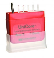 UniCore Post Size 2 (1.0 mm) - штифты стекловолоконные, красный