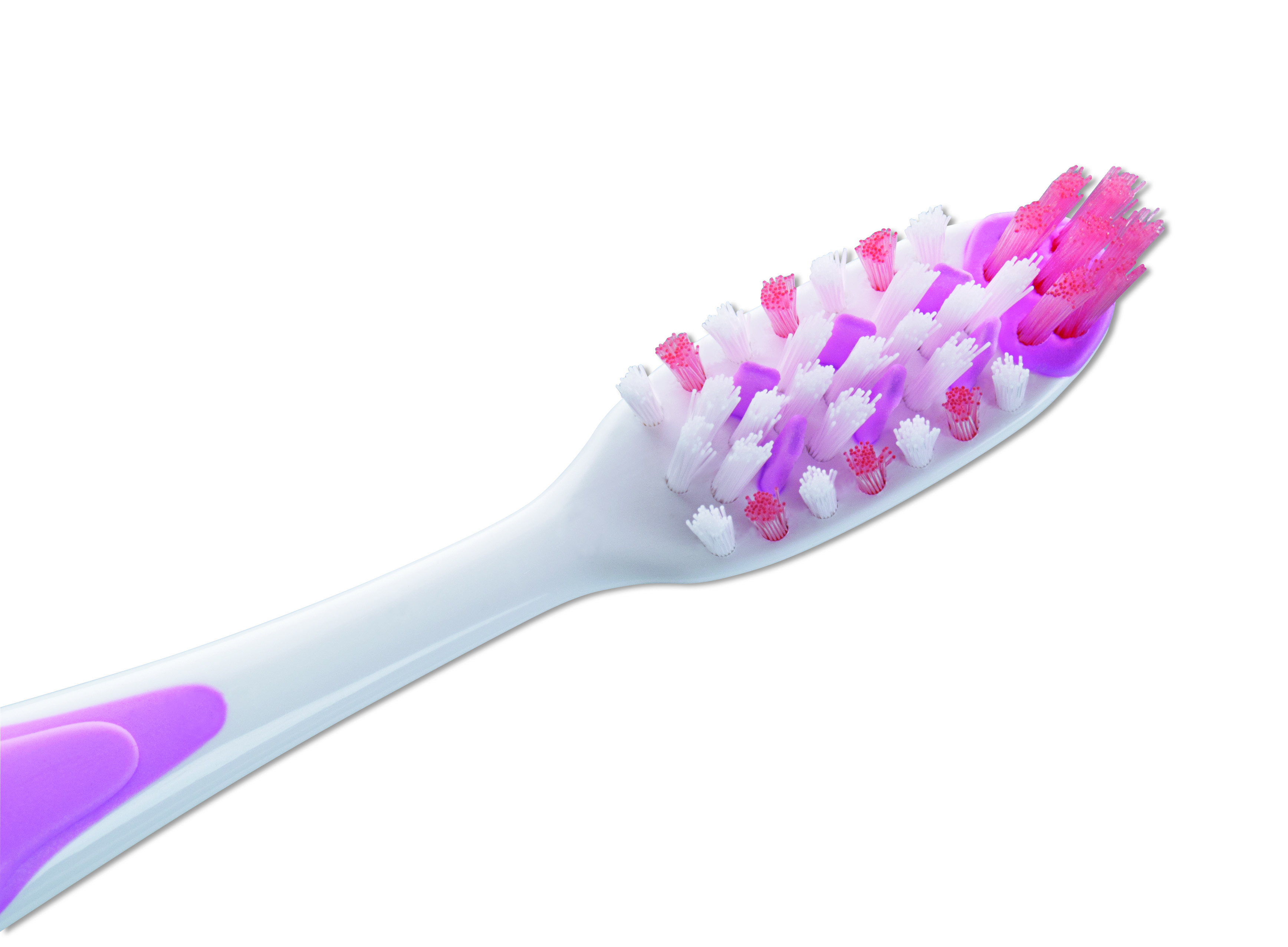 Carebrush® white - зубная щетка с эффектом отбеливания, бело-розовая