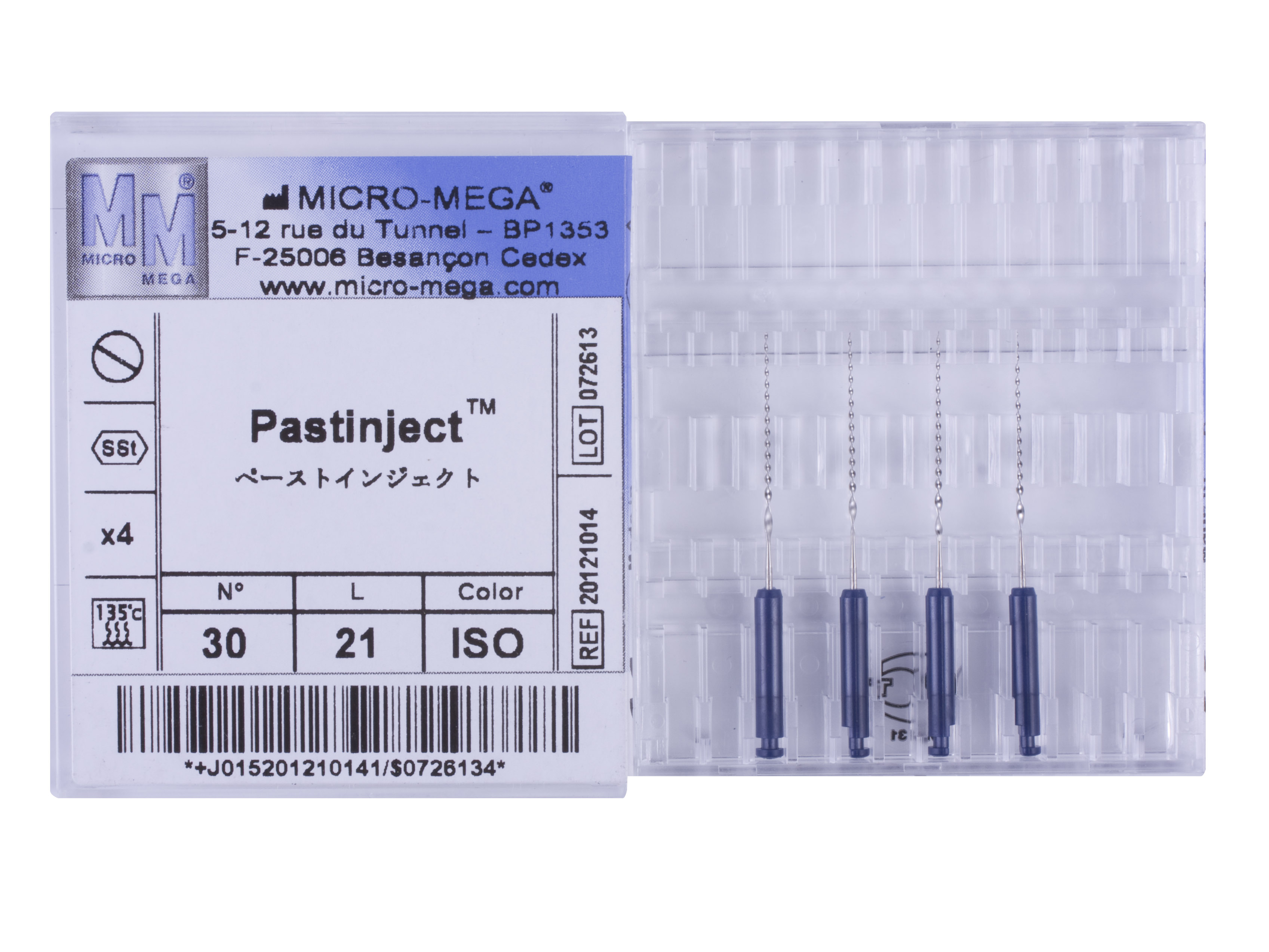 Pastinjects n30 L21 Hand. 07R ISO - инструменты эндодонтические