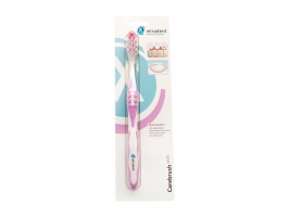 Carebrush® white - зубная щетка с эффектом отбеливания, бело-розовая