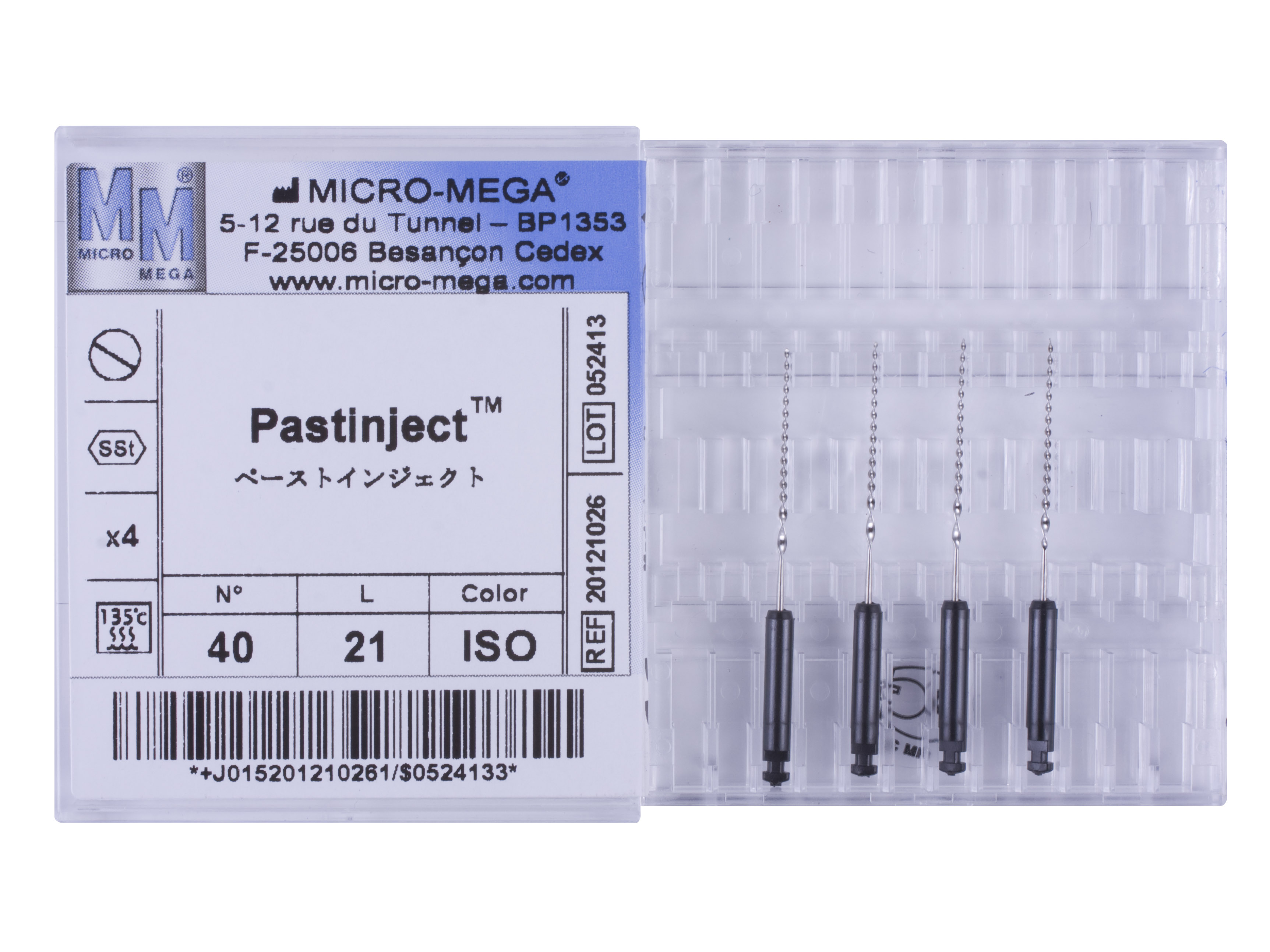 Pastinjects n40 L21 Hand. 07R ISO - инструменты эндодонтические