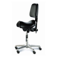 Bambach - классический стул-седло эрготерапевтический со спинкой, расцветка на выбор