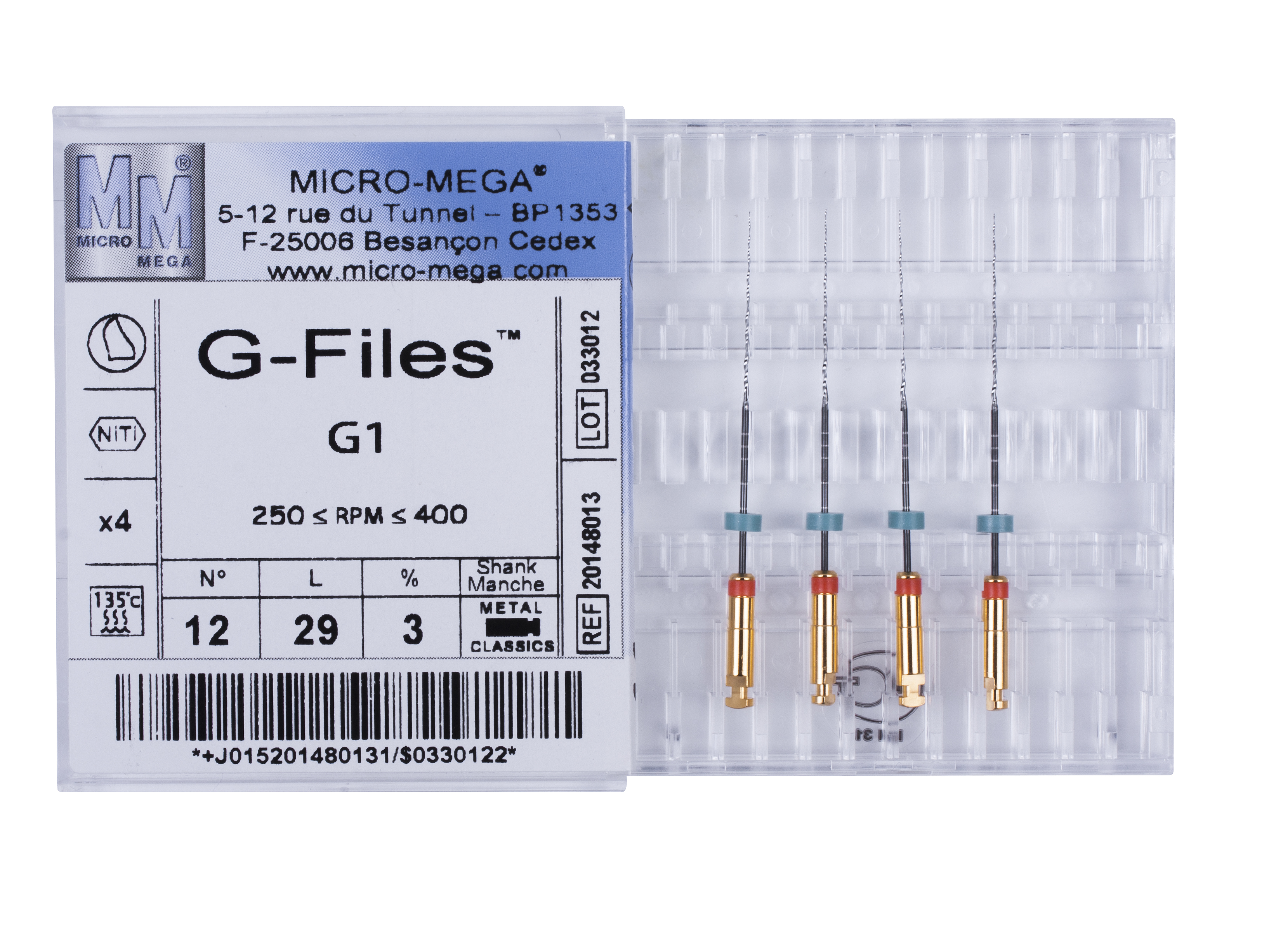G-Files G1 29 mm Classics - инструменты эндодонтические
