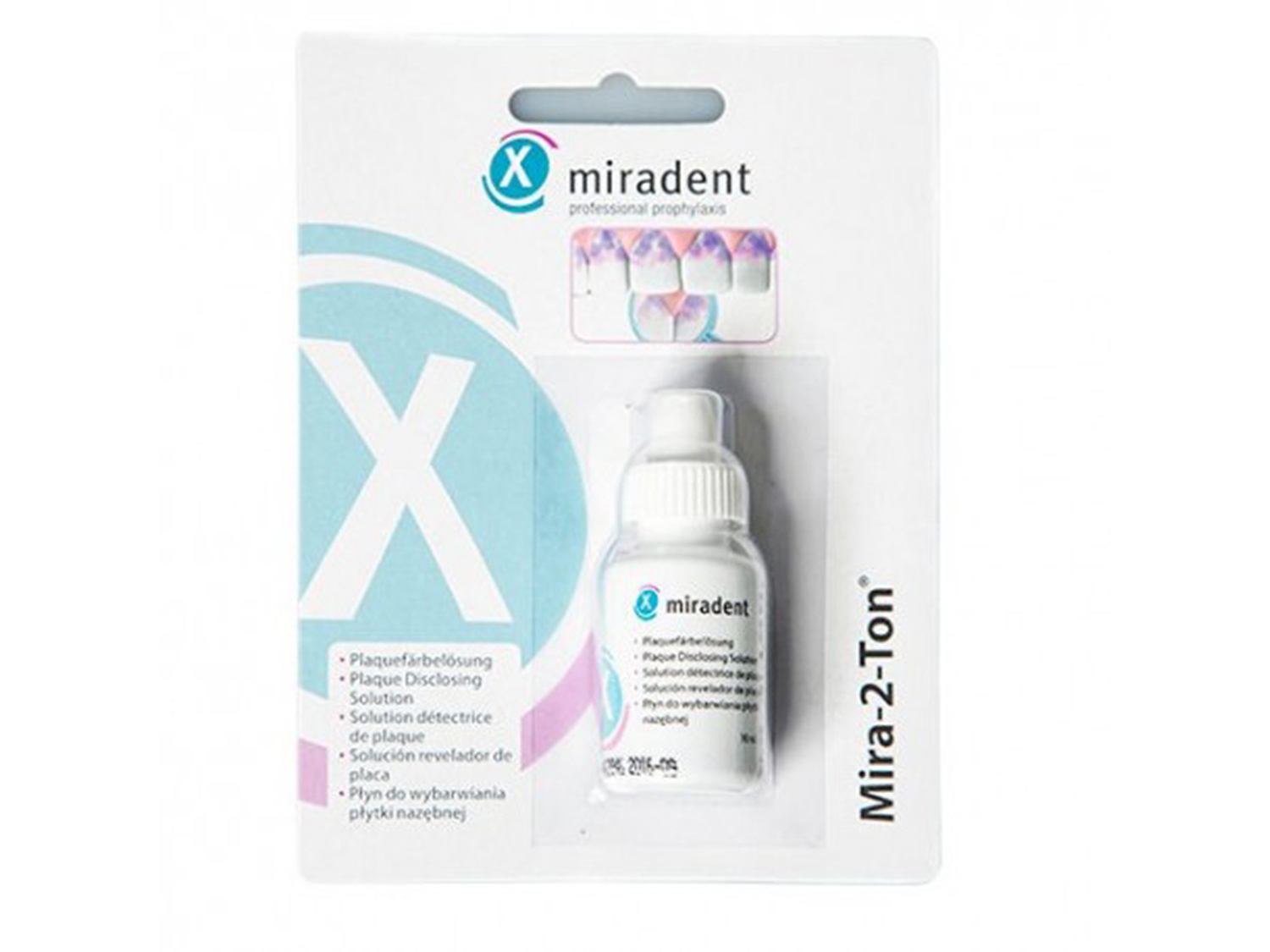 Mira-2-Ton® Solution - индикатор зубных отложений, раствор 12 х 10 мл